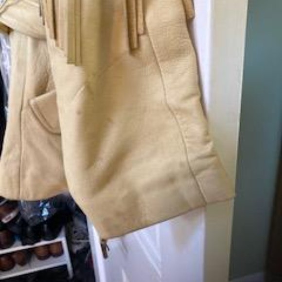 Leather Jacket with Fringe - Picture 7 of 8